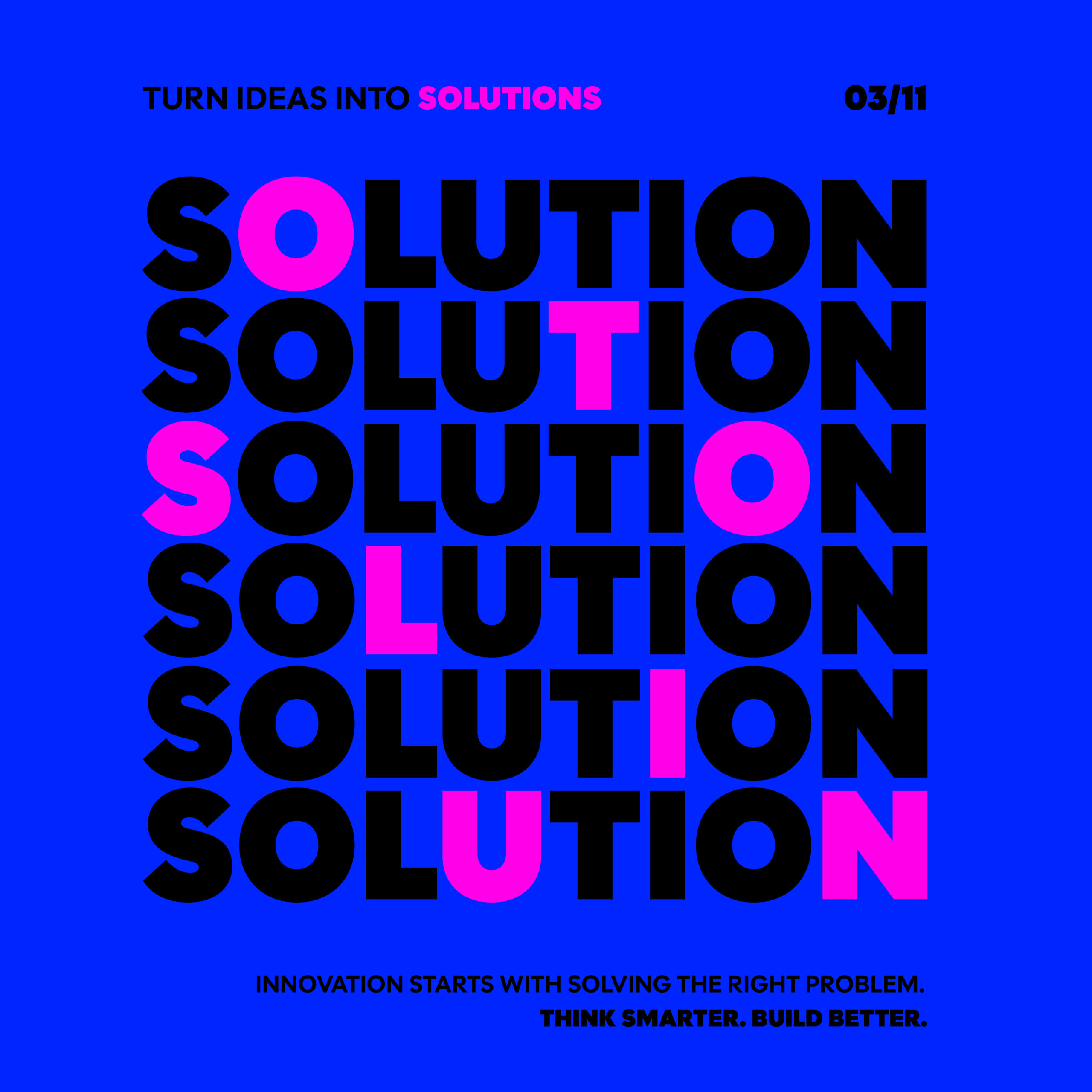 typography solution poster